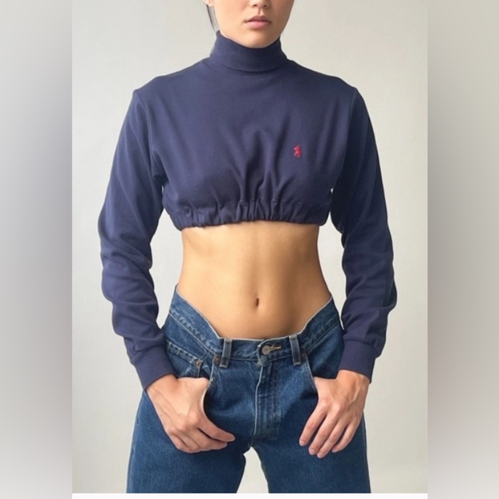 Vintage Cropped Ralph Lauren Turtleneck